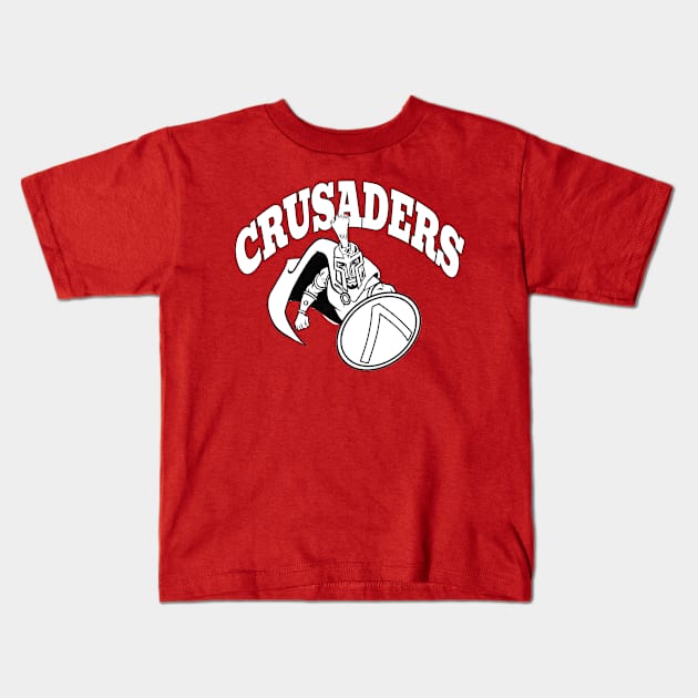 Crusaders Mascot Kids T-Shirt by Generic Mascots